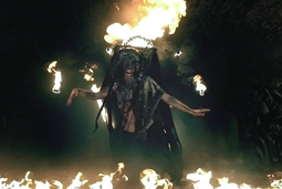 Volva - spectacle de feu chamane viking